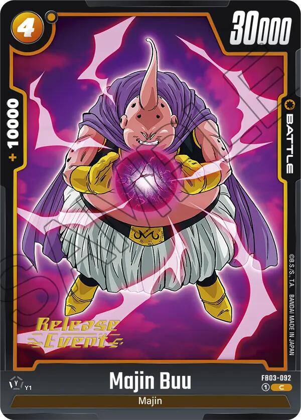 Majin Buu (FB03-092) [Raging Roar Release Event Cards]