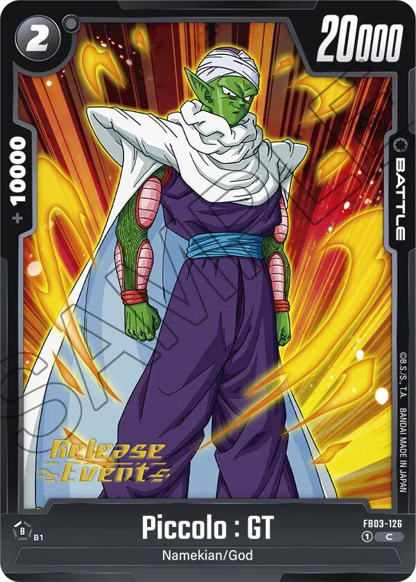 Piccolo : GT [Raging Roar Release Event Cards]