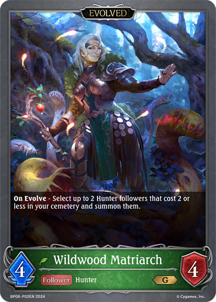 Wildwood Matriarch (Evolved) - P02EN (Foil) (BP06-P02EN) [Paragons of the Colosseum]