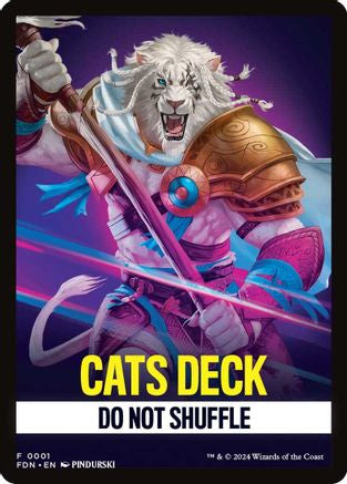 Cats Deck Theme Card (FDN-001) [Foundations]