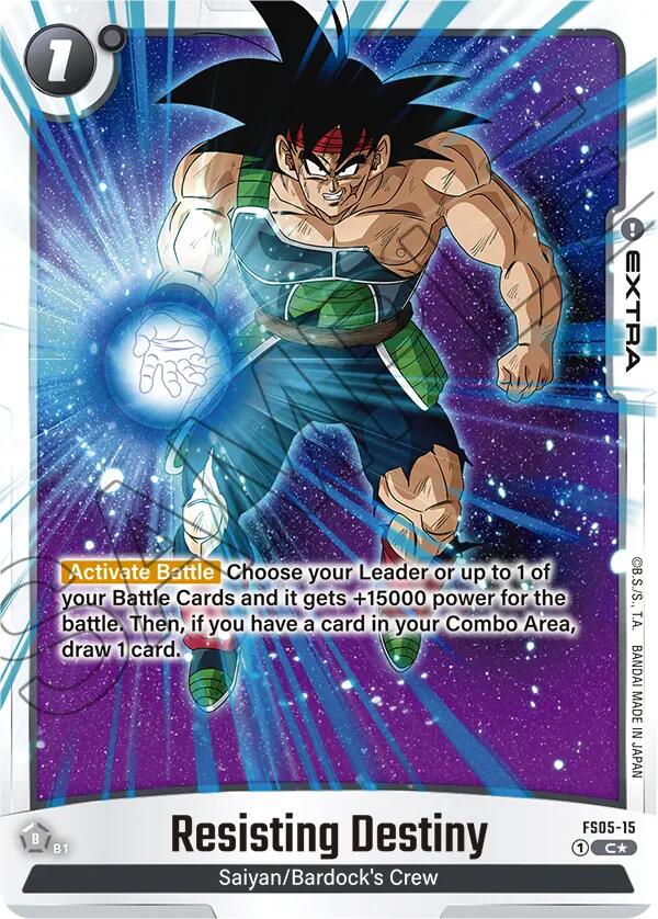 Resisting Destiny (Bonus Pack Alternate Art) [Starter Deck: Bardock]