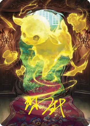 Enduring Innocence Art Card (Gold-Stamped Signature) (ASDSK-046) [Art Series: Duskmourn: House of Horror]