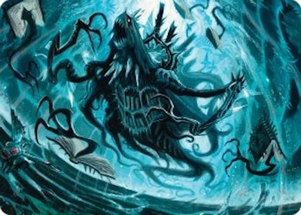 Overlord of the Floodpits Art Card (ASDSK-004) [Art Series: Duskmourn: House of Horror]