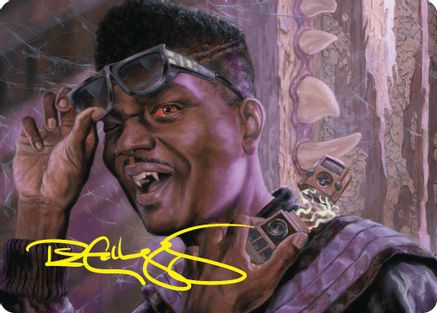 Dashing Bloodsucker Art Card (Gold-Stamped Signature) (ASDSK-006) [Art Series: Duskmourn: House of Horror]