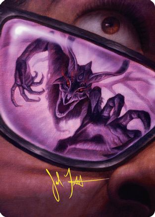 Doomsday Excruciator Art Card (Gold-Stamped Signature) (ASDSK-038) [Art Series: Duskmourn: House of Horror]