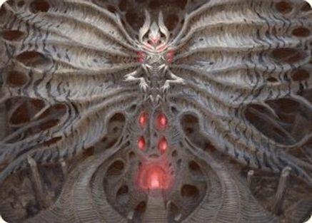 Valgavoth, Terror Eater Art Card (ASDSK-010) [Art Series: Duskmourn: House of Horror]