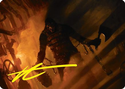 Boilerbilges Ripper Art Card (Gold-Stamped Signature) (ASDSK-012) [Art Series: Duskmourn: House of Horror]