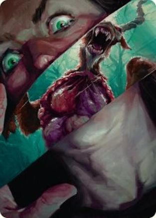 Hauntwoods Shrieker Art Card (ASDSK-040) [Art Series: Duskmourn: House of Horror]
