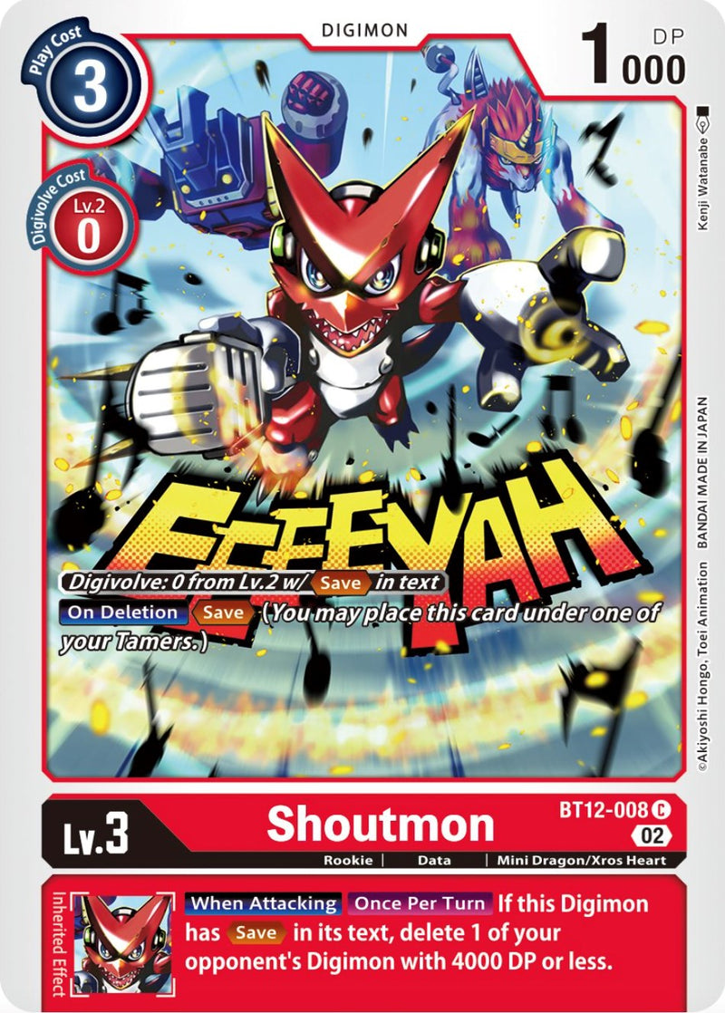 Shoutmon [BT12-008] [Across Time]