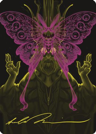 Victor, Valgavoth's Seneschal Art Card (44/54) (Gold-Stamped Signature) (ASDSK-044) [Art Series: Duskmourn: House of Horror]