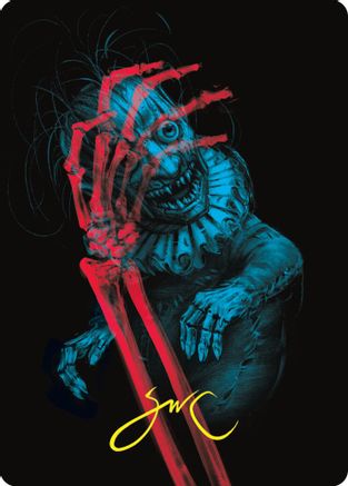 Marvin, Murderous Mimic Art Card (Gold-Stamped Signature) (ASDSK-045) [Art Series: Duskmourn: House of Horror]