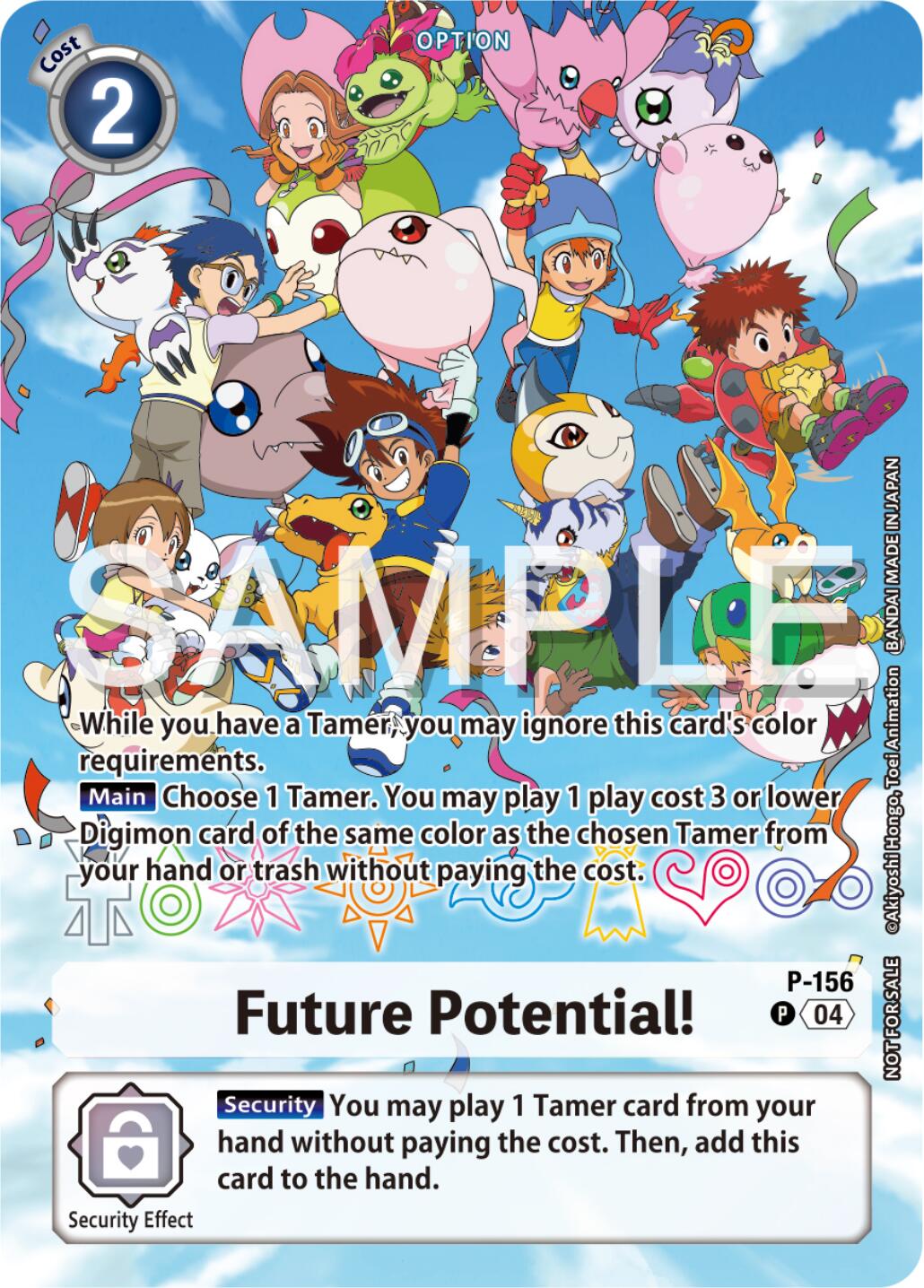 Future Potential! [P-156] (25th Anniversary Digimon Adventure) [Promotional Cards]