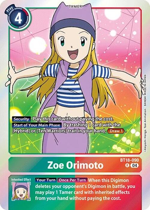 Zoe Orimoto [BT18-090] [Release Special Booster 2.0]