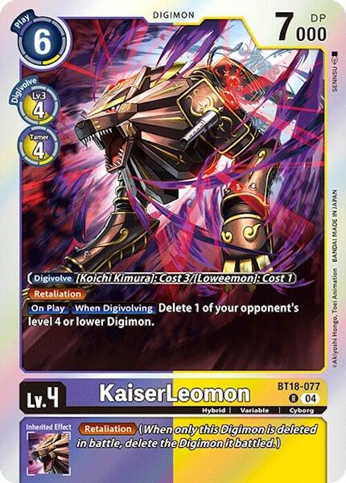 KaiserLeomon [BT18-077] [Release Special Booster 2.0]