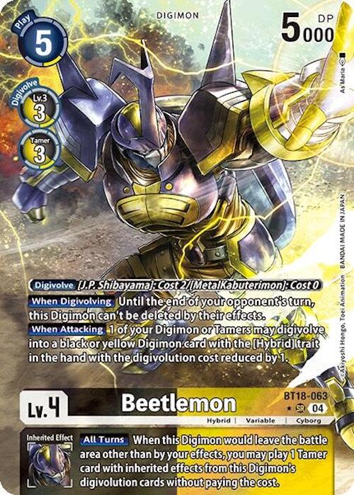 Beetlemon [BT18-063] (Alternate Art) [Release Special Booster 2.0]