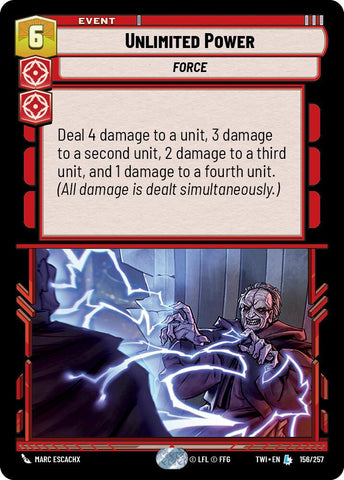 Unlimited Power (156/257) (156/257) [Twilight of the Republic]