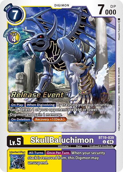 SkullBaluchimon [BT19-039] [Release Special Booster Ver.2.0 Promos]