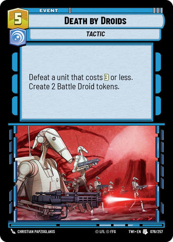 Death by Droids (076/257) (076/257) [Twilight of the Republic]