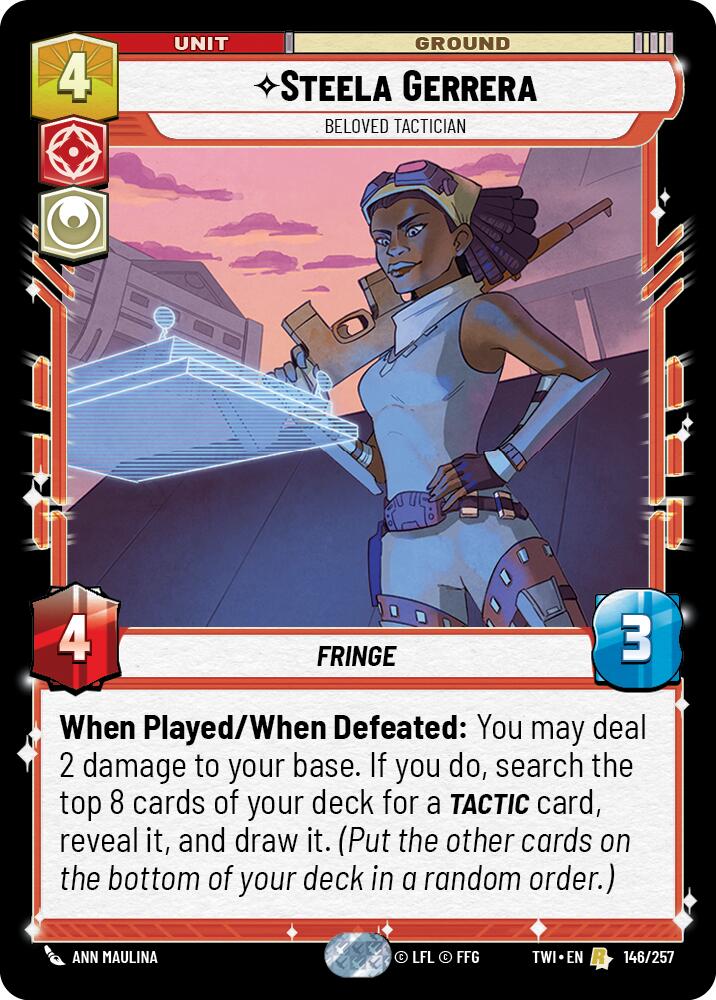 Steela Gerrera - Beloved Tactician (146/257) (146/257) [Twilight of the Republic]