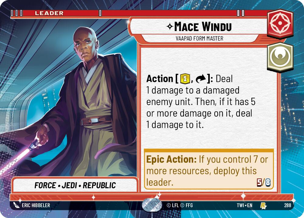 Mace Windu - Vaapad Form Master (288) (Hyperspace) (288) [Twilight of the Republic]