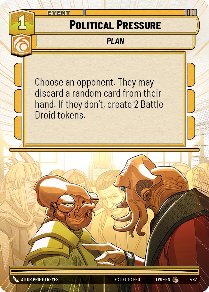 Political Pressure (487) (Hyperspace) (487) [Twilight of the Republic]