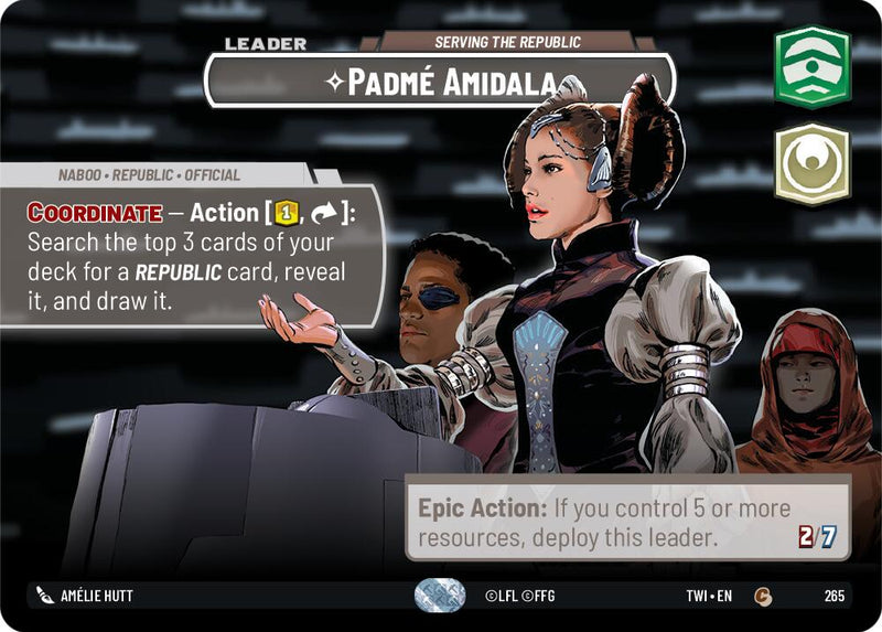 Padmé Amidala - Serving the Republic (Showcase) (265) [Twilight of the Republic]