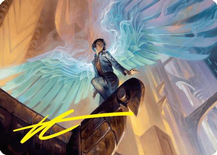 Giada, Font of Hope Art Card (20/54) (Gold-Stamped Signature) (ASFDN-020) [Art Series: Foundations]