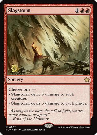 Slagstorm (PRE-207) [Prerelease Cards] Foil