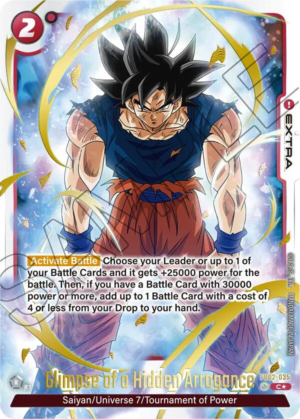 Glimpse of a Hidden Arrogance [Fusion World Promotion Cards]