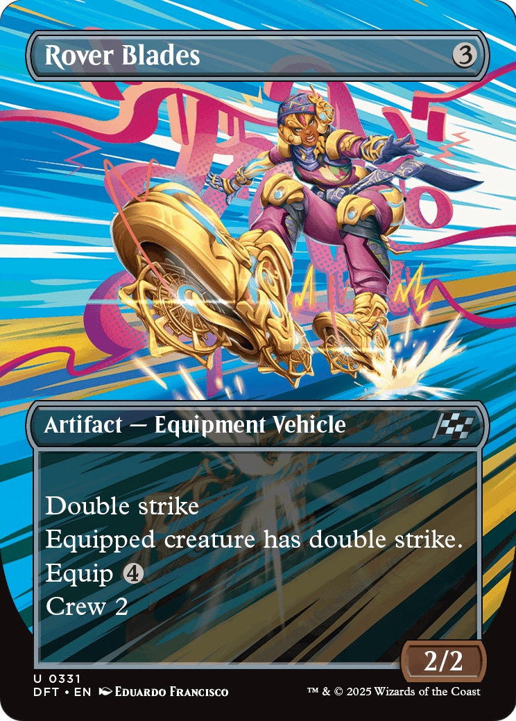 Rover Blades (Borderless) (DFT-331) [Aetherdrift]