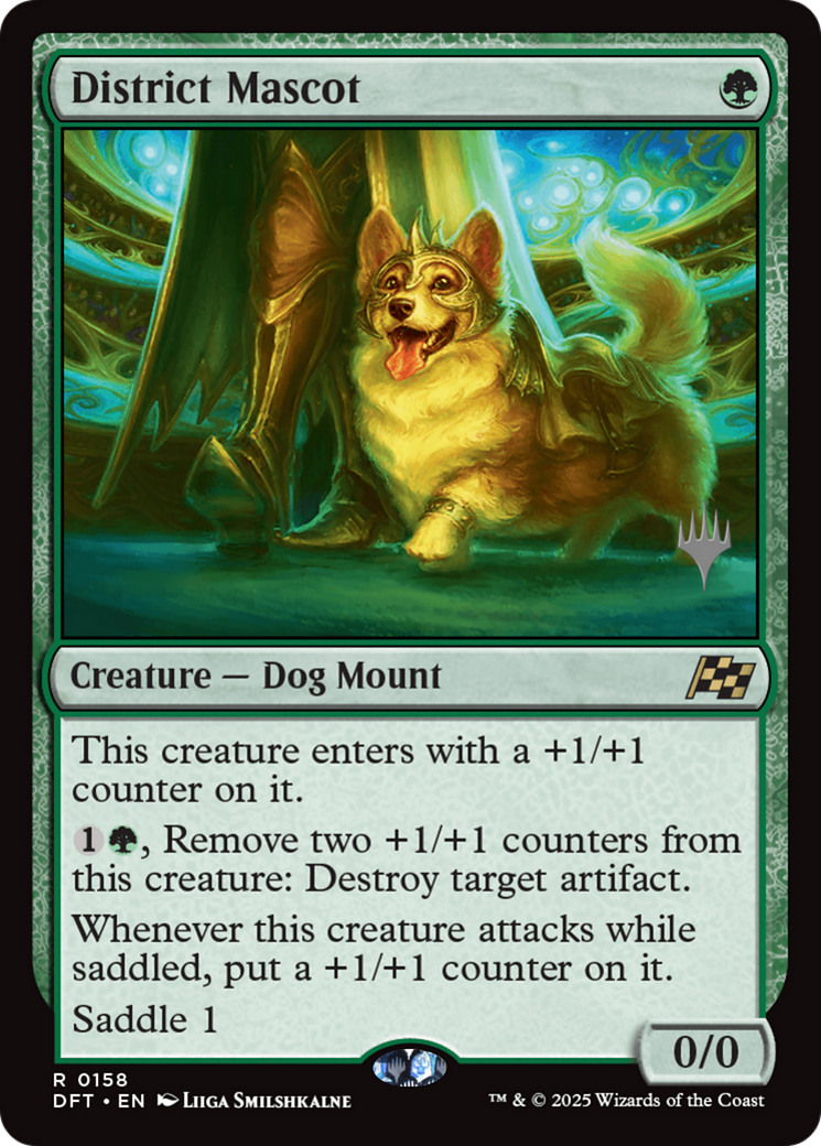 District Mascot (PPDFT-158) [Promo Pack: Aetherdrift] Foil