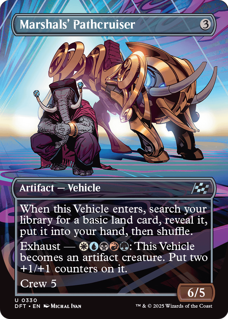 Marshals' Pathcruiser (Borderless) (DFT-330) [Aetherdrift]