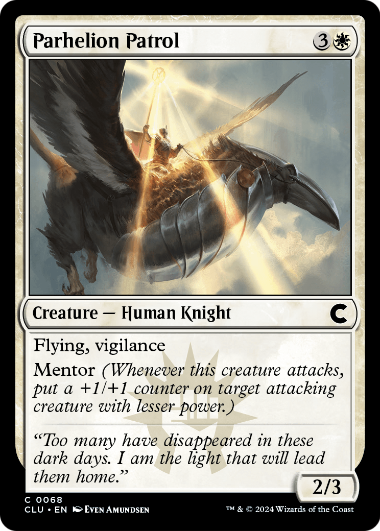 Parhelion Patrol (CLU-068) [Ravnica: Clue Edition]