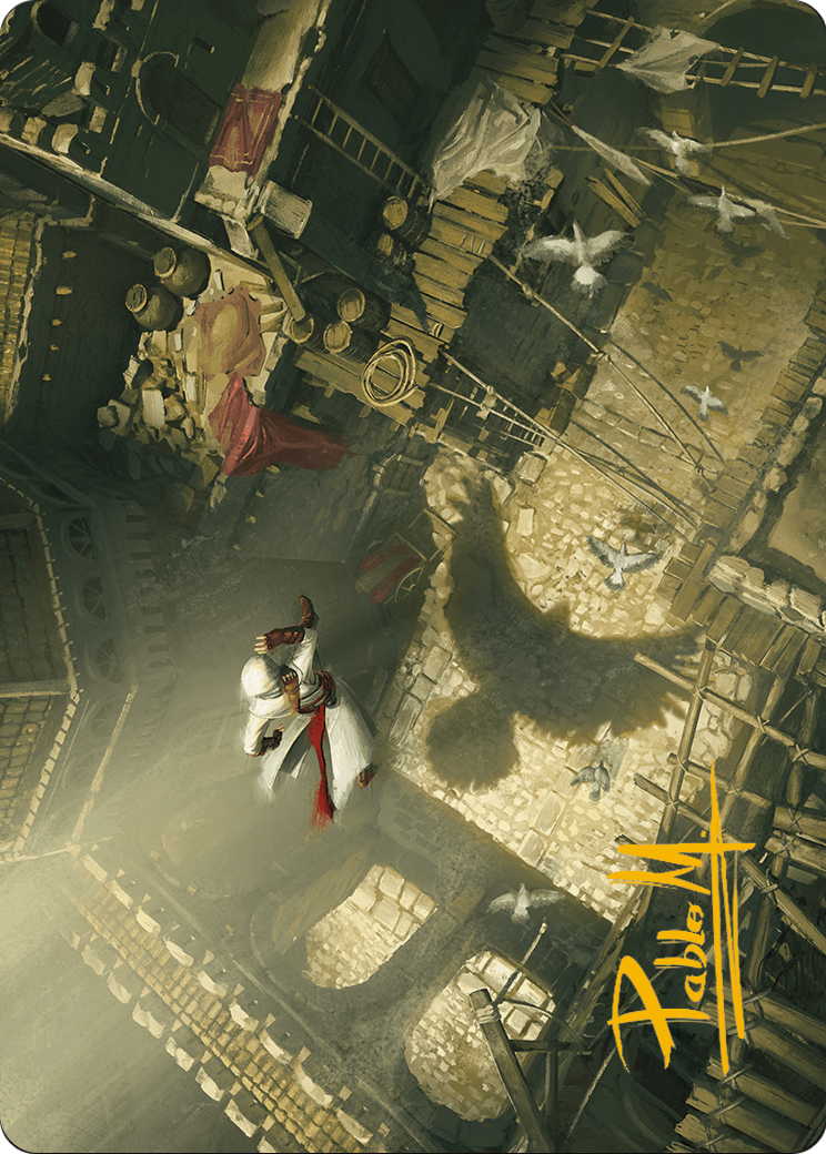 Rooftop Bypass Art Card (Gold-Stamped Signature) (ASACR-020) (Borderless) [Assassin's Creed Art Series]