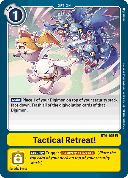 Tactical Retreat! [BT4-105] [Great Legend]