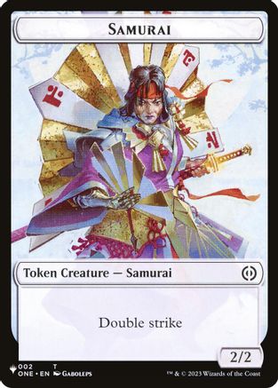Samurai // Shapeshifter Double-Sided Token (LIST-2 // 2) [The List Reprints]