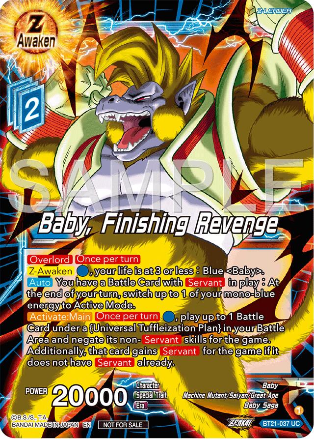 Baby, Finishing Revenge (Championship 2024 Finals Zenkai Pack) (BT21-037) [Tournament Promotion Cards]