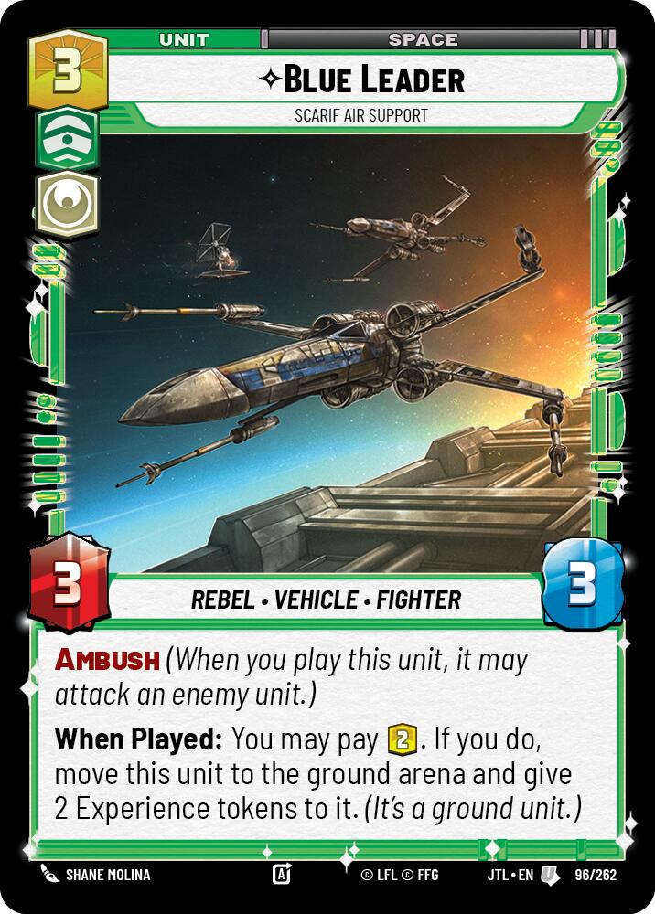Blue Leader - Scarif Air Support (096/262) (096/257) [Jump to Lightspeed]