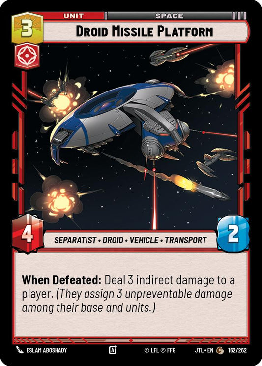 Droid Missile Platform (162/262) (162/257) [Jump to Lightspeed]