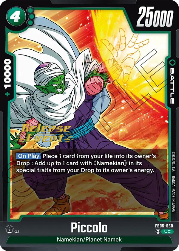 Piccolo [New Adventure Release Event Cards]