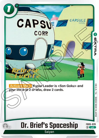 Dr. Brief's Spaceship [New Adventure Release Event Cards]