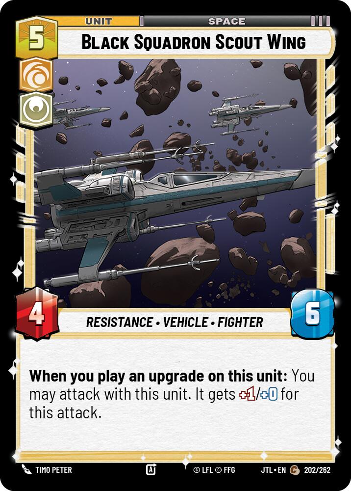 Black Squadron Scout Wing (202/262) (202/257) [Jump to Lightspeed]