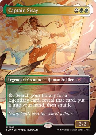 Captain Sisay (SLD-1913) (Rainbow Foil) [Secret Lair Drop Series] Foil