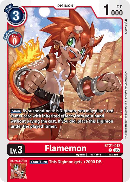 Flamemon [BT21-012] [World Convergence]
