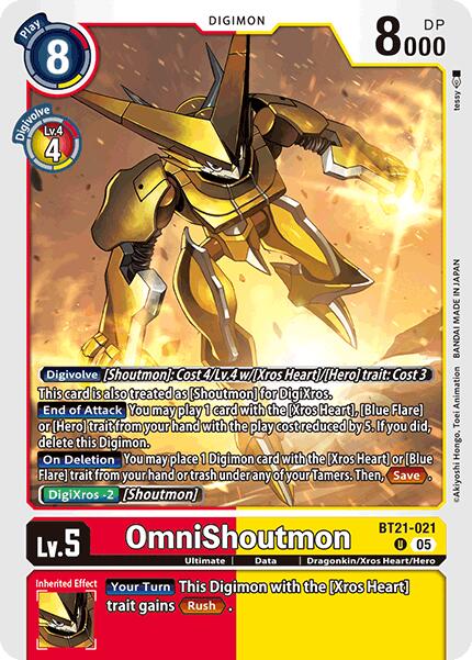 OmniShoutmon [BT21-021] [World Convergence]