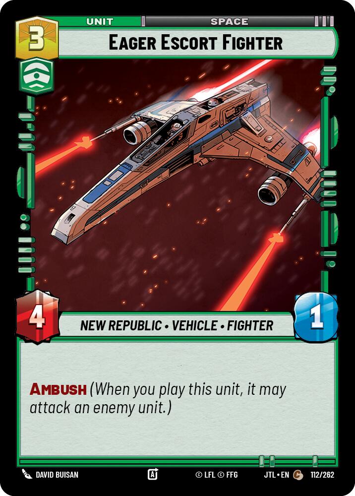 Eager Escort Fighter (112/262) (112/262) [Jump to Lightspeed]