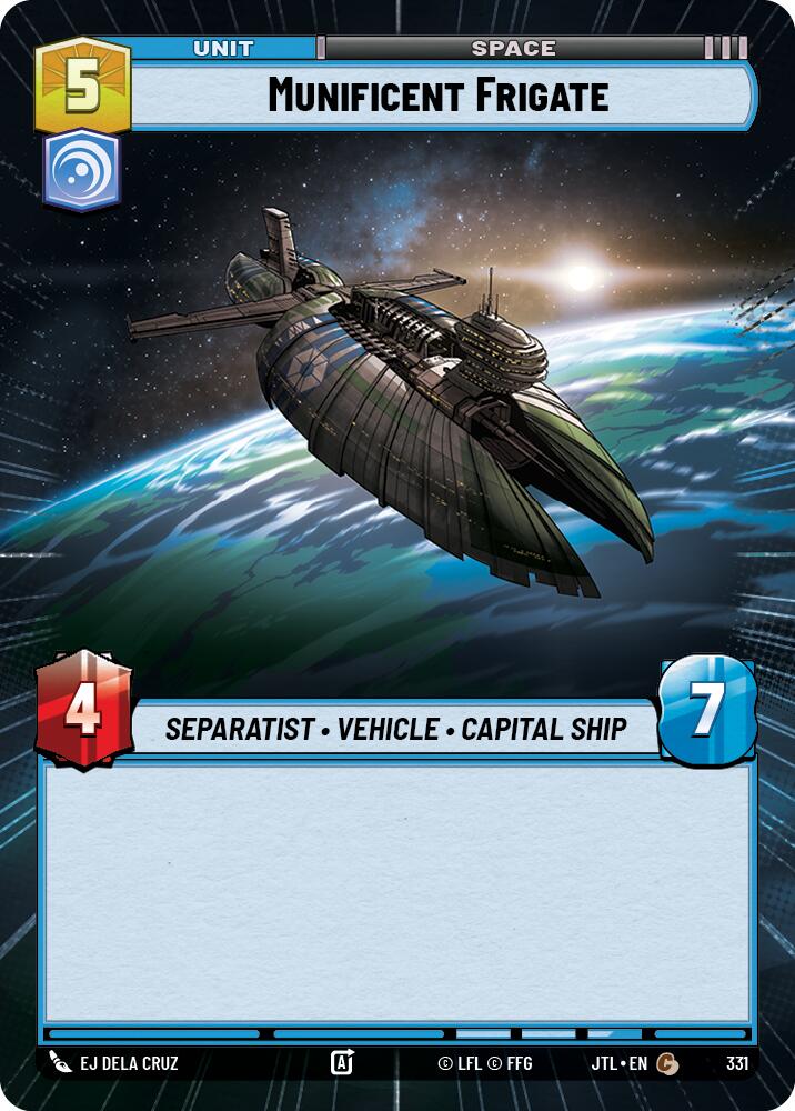 Munificent Frigate (331) (Hyperspace) (331) [Jump to Lightspeed]