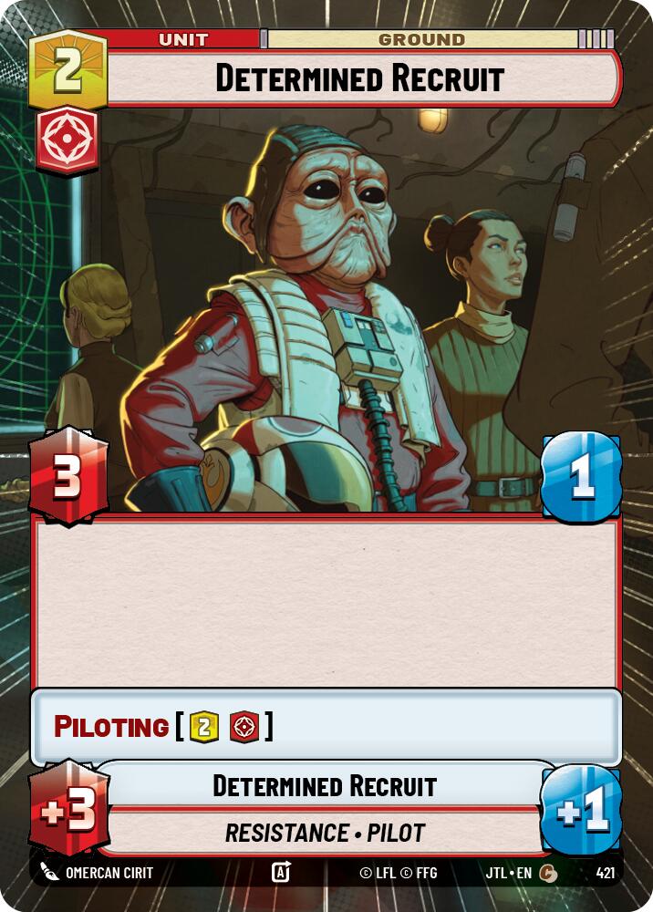 Determined Recruit (421) (Hyperspace) (421) [Jump to Lightspeed]