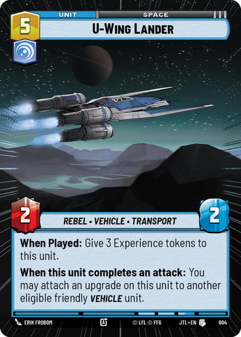 U-Wing Lander (804) (Hyperspace Foil) (804) [Jump to Lightspeed]