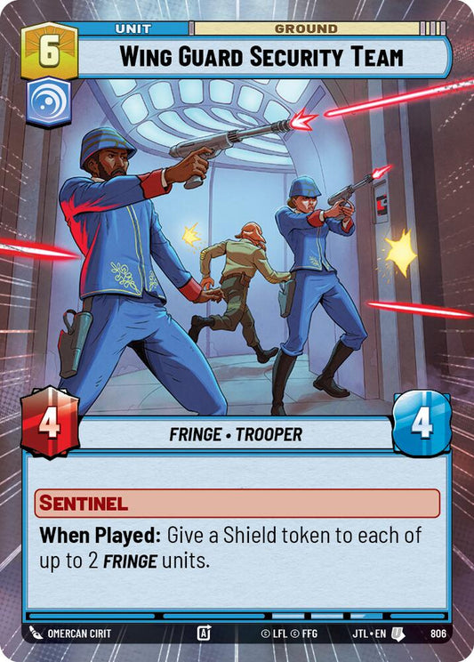 Wing Guard Security Team (806) (Hyperspace Foil) (806) [Jump to Lightspeed]